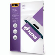 Fellowes Laminating Pouches, Menu, 3 mil
