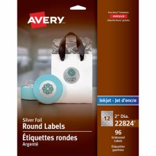 Avery Embossed Round Labels