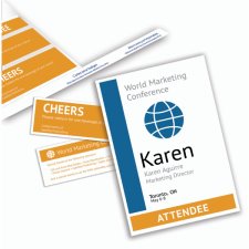 Avery Vertical Style Two Sided Name Badge Inserts