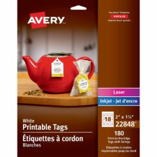 Avery Print-to-the-Edge Printable Tags with Strings