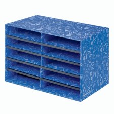 Bankers Box Classroom Stackable Literature Sorter, 10 Compartment