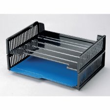 Victor® Korr Stacking Side-Loading Trays, Letter