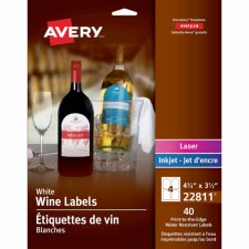 Avery Print-to-the-Edge Wine Labels