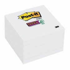 Post-it Super Sticky Notes Cube, White