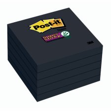 Post-it Super Sticky Notes Cube, Black