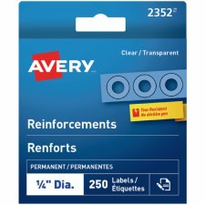 Avery Reinforcements, Clear