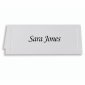 St. James Overtures Traditional Fold Over Place Cards, White