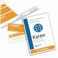 Avery Vertical Style Two Sided Name Badge Inserts