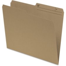 Pendaflex Single Top File Folders, Letter, Kraft