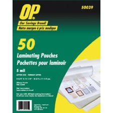 OP Brand Laminating Pouches 5 mil