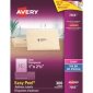 Avery Easy Peel Clear Address Labels, 1" x 2 5/8"