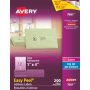 Avery Easy Peel Clear Address Labels 1" x 4"