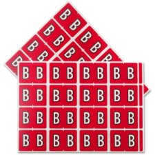 Oxford Compatible Alphabetical Labels, B