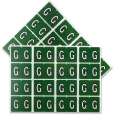Oxford Compatible Alphabetical Labels, G