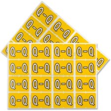 Oxford Compatible Alphabetical Labels, Q