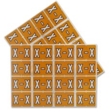 Oxford Compatible Alphabetical Labels, X