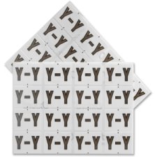 Oxford Compatible Alphabetical Labels, Y