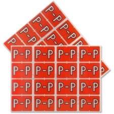 Oxford Compatible Alphabetical Labels, P