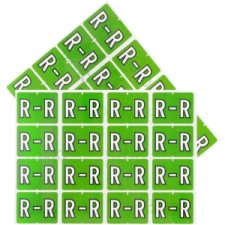 Oxford Compatible Alphabetical Labels, R