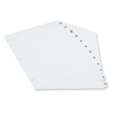 Oxford Preprinted Monthly Poly Index Dividers