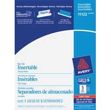 Avery Big Tab Insertable Dividers, 5 Tab