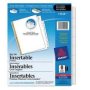 Avery Big Tab Insertable Dividers, 8 Tab