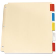 Oxford Oversized Index Insertable Dividers, 5 Tabs