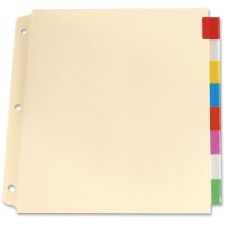 Oxford Oversized Index Insertable Dividers, 8 Tabs