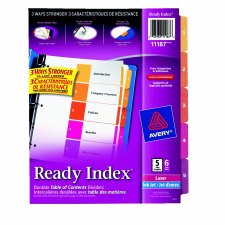 Avery Ready Index, Colour, 1 - 5