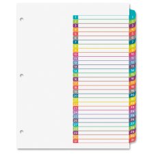 Avery Ready Index Table of Contents Dividers 31Tab
