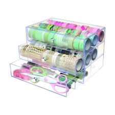 Deflecto Stackable Storage Organizer