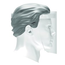 Deflecto Disposable Face Shield with Foam
