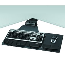 Fellowes Professional Series Corner Keyboard Tray