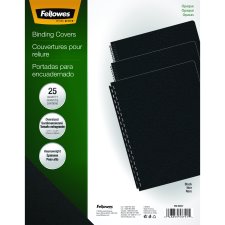 Fellowes Futura Oversize Presentation Covers, Black