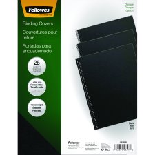 Fellowes® Futura Presentation Covers, Black