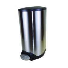 Globe Step-On Waste Container with Soft Close Lid, 20L