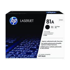 HP Laser Cartridge, #81A, Black