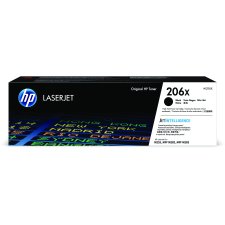 HP Laser Cartridge, #206X High Yield, Black