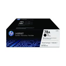 HP Laser Cartridge, #78A, Black, 2/pkg