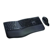 Kensington® Pro Fit Ergo Wireless Keyboard and Mouse Combo, Black