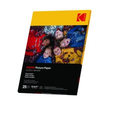 Kodak Glossy Picture Paper, 8-1/2" x 11", 25/pkg