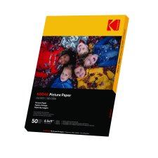 Kodak Glossy Picture Paper, 8-1/2" x 11", 50/pkg