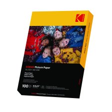 Kodak Glossy Picture Paper, 8-1/2" x 11", 100/pkg