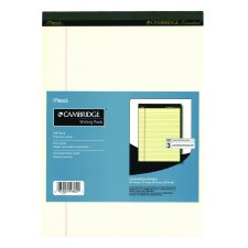 Mead Cambridge Coloured Writing Pads, Ivory