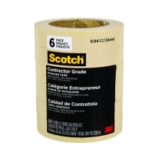 Scotch® Contractor Grade 1" Masking Tape