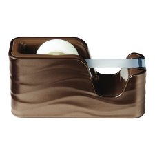 Scotch C20 Wave Desktop Tape Dispenser, Metallic Bronze