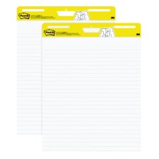 Post-it Super Sticky Lined Easel Pad, 25" x 30"