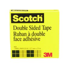 Scotch Double Sided Tape, 1/2"