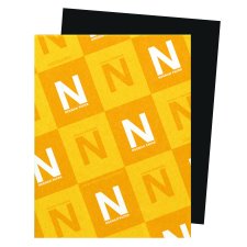 Neenah Astrobrights Paper, 8-/12" x 11", Eclipse Black