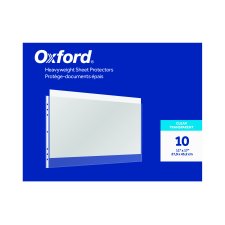 Oxford Heavy Sheet Protectors, 11" x 17"